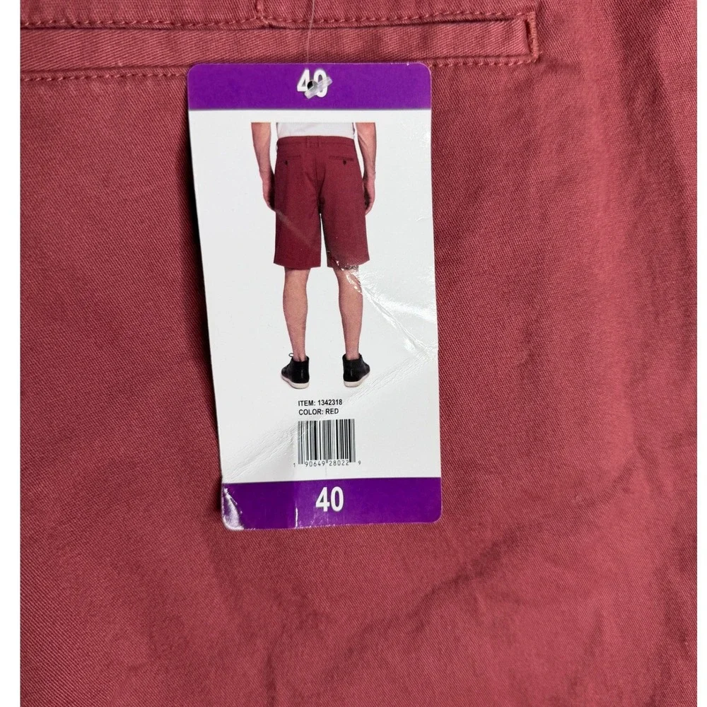 New Jachs‎ Flat Front Men's Shorts size 40 Red